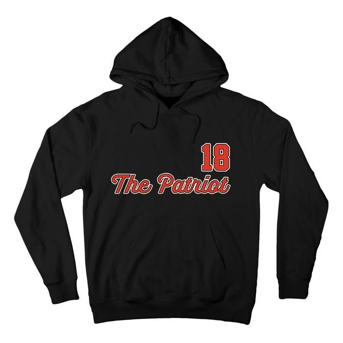 Matthew Slater The Patriot Captain 18 Tall Hoodie