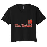 Matthew Slater The Patriot Captain 18 Crop Top