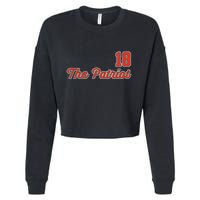 Matthew Slater The Patriot Captain 18 Cropped Pullover Crew