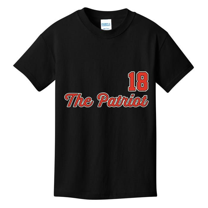 Matthew Slater The Patriot Captain 18 Kids T-Shirt