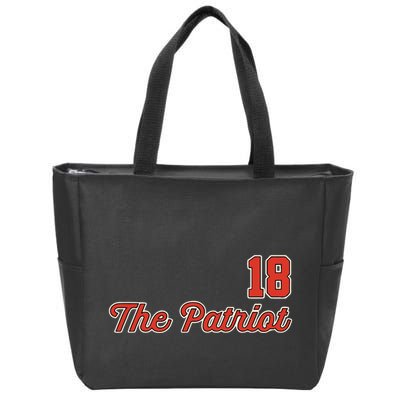 Matthew Slater The Patriot Captain 18 Zip Tote Bag