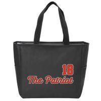 Matthew Slater The Patriot Captain 18 Zip Tote Bag