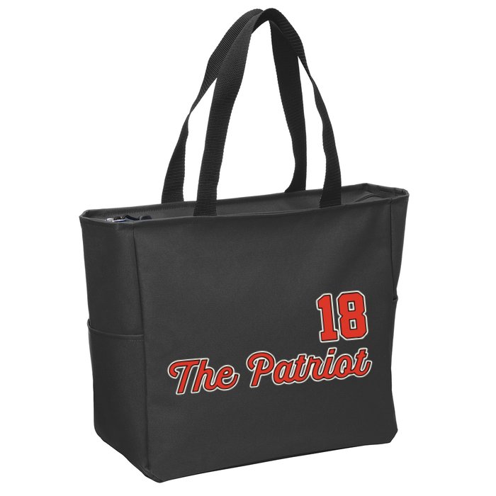 Matthew Slater The Patriot Captain 18 Zip Tote Bag
