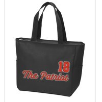 Matthew Slater The Patriot Captain 18 Zip Tote Bag