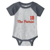 Matthew Slater The Patriot Captain 18 Infant Baby Jersey Bodysuit