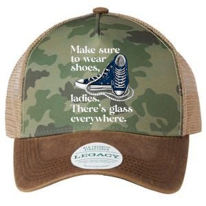 Make Sure To Wear Shoes Ladies ThereS Glass Everywhere Vp Legacy Tie Dye Trucker Hat