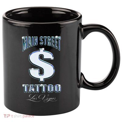 Main Street Tattoo Las Vegas 11oz C Handle Ceramic Mug