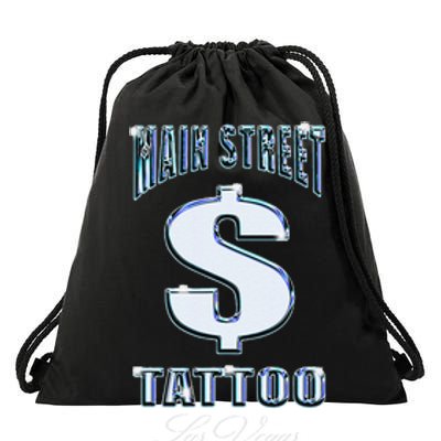 Main Street Tattoo Las Vegas Drawstring Bag