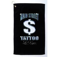 Main Street Tattoo Las Vegas Golf Towel