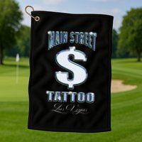 Main Street Tattoo Las Vegas Golf Towel