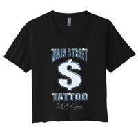 Main Street Tattoo Las Vegas Women's Crop Top Tee