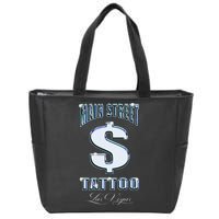 Main Street Tattoo Las Vegas Zip Tote Bag