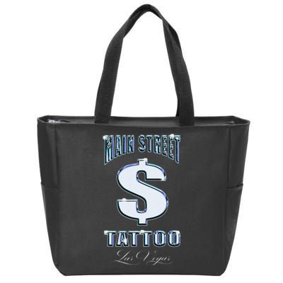 Main Street Tattoo Las Vegas Zip Tote Bag