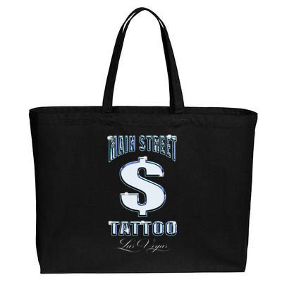 Main Street Tattoo Las Vegas Cotton Canvas Jumbo Tote