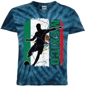 Mexican Soccer Team Mexico Flag Jersey Kids Tie-Dye T-Shirt