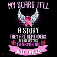 My Scars Tell A Story Breast Cancer Performance Shirt