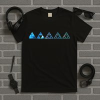Math Sierpinski Triangles Fractal Geometry Mathematics T-Shirt