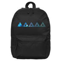 Math Sierpinski Triangles Fractal Geometry Mathematics 16 in Basic Backpack