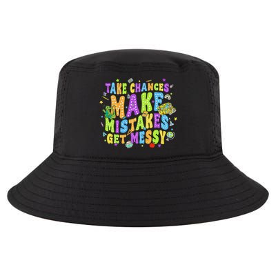 Magic Schoolbus Take Chances Make Mistakes Get Messy Cool Comfort Performance Bucket Hat