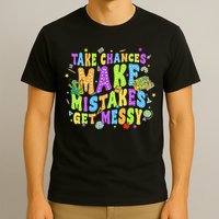 Magic Schoolbus Take Chances Make Mistakes Get Messy T-Shirt