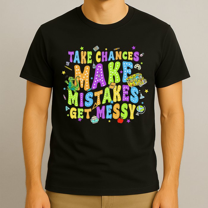 Magic Schoolbus Take Chances Make Mistakes Get Messy T-Shirt