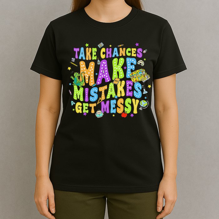 Magic Schoolbus Take Chances Make Mistakes Get Messy T-Shirt