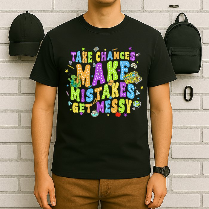Magic Schoolbus Take Chances Make Mistakes Get Messy T-Shirt