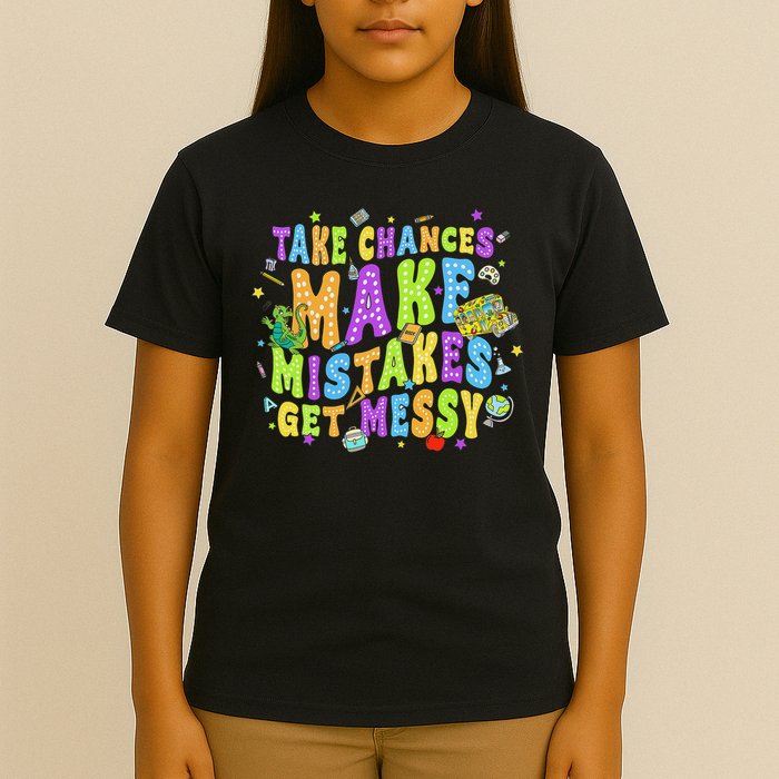 Magic Schoolbus Take Chances Make Mistakes Get Messy T-Shirt