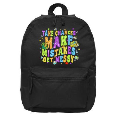 Magic Schoolbus Take Chances Make Mistakes Get Messy 16 in Basic Backpack