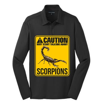 May Start Talking About Scorpions Animal Scorpion Meaningful Gift Silk Touch Performance Long Sleeve Polo