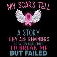 My Scars Tell A Story Breast Cancer Survivor Quote Mug