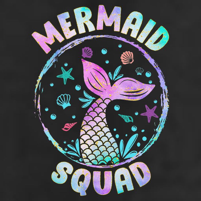 Mermaid Squad Themed Birthday Party Mermaids Family Matching Cool Comfort Performance Bucket Hat