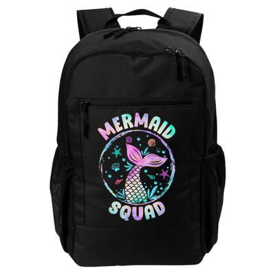 Mermaid Squad Themed Birthday Party Mermaids Family Matching Backpack