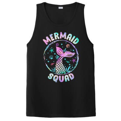 Mermaid Squad Themed Birthday Party Mermaids Family Matching PosiCharge Competitor Tank