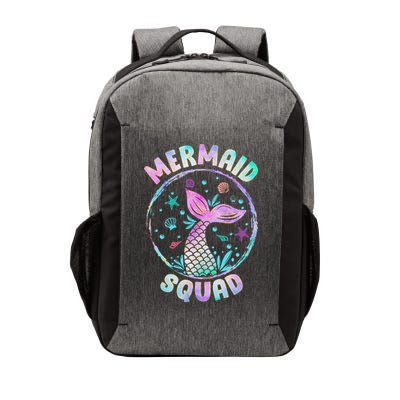 Mermaid Squad Themed Birthday Party Mermaids Family Matching Vector Backpack