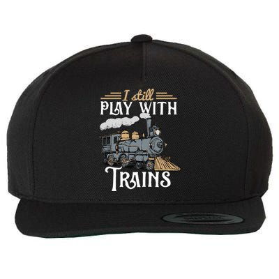 Model Steam Train Cute Gift Locomotive Trainspotting Meaningful Gift Wool Snapback Cap