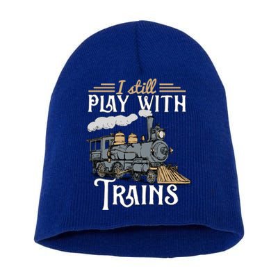 Model Steam Train Cute Gift Locomotive Trainspotting Meaningful Gift Short Acrylic Beanie