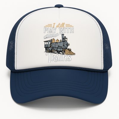 Model Steam Train Cute Gift Locomotive Trainspotting Meaningful Gift Trucker Hat