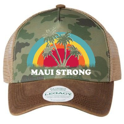Maui Strong Tropical Hawaii Wildfire Legacy Tie Dye Trucker Hat