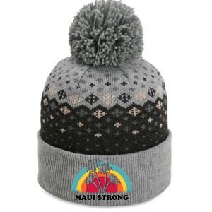 Maui Strong Tropical Hawaii Wildfire The Baniff Cuffed Pom Beanie