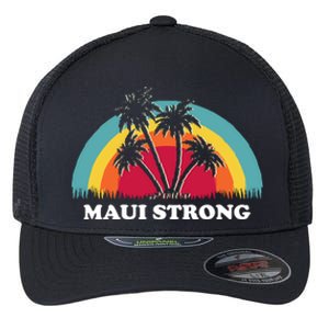 Maui Strong Tropical Hawaii Wildfire Flexfit Unipanel Trucker Cap