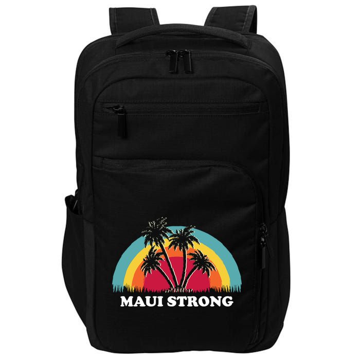 Maui Strong Tropical Hawaii Wildfire Impact Tech Backpack