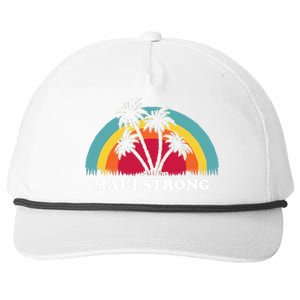 Maui Strong Tropical Hawaii Wildfire Snapback Five-Panel Rope Hat