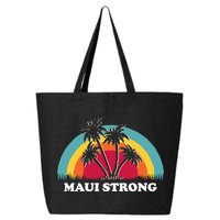 Maui Strong Tropical Hawaii Wildfire 25L Jumbo Tote