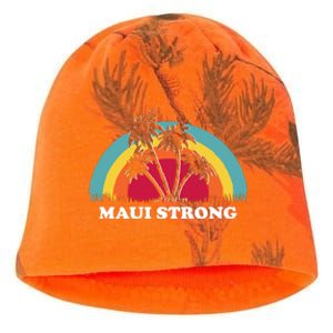 Maui Strong Tropical Hawaii Wildfire Kati - Camo Knit Beanie