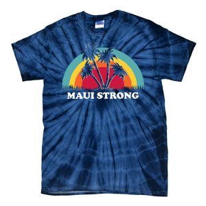 Maui Strong Tropical Hawaii Wildfire Tie-Dye T-Shirt