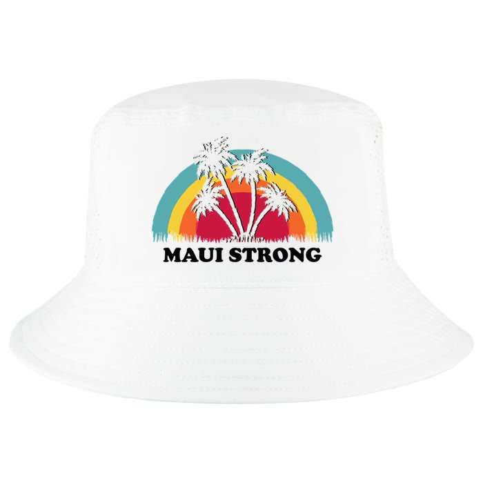 Maui Strong Tropical Hawaii Wildfire Cool Comfort Performance Bucket Hat