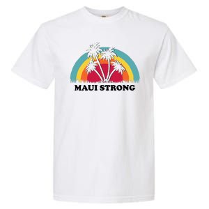 Maui Strong Tropical Hawaii Wildfire Garment-Dyed Heavyweight T-Shirt