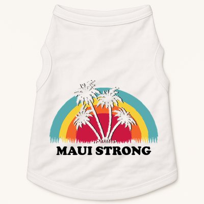 Maui Strong Tropical Hawaii Wildfire Doggie Tank