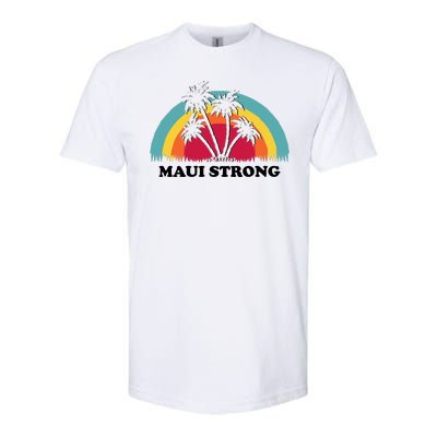 Maui Strong Tropical Hawaii Wildfire Softstyle CVC T-Shirt